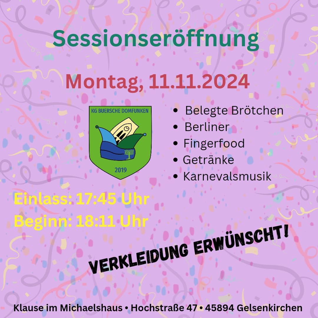 Sessionseröffnung